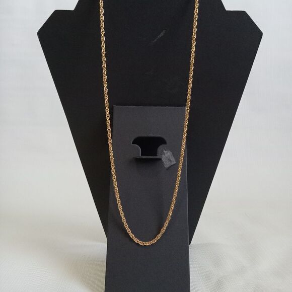 Gold Tone Metal Jellyfish Tassels Rope Chain Lightweight Lariat Fashion Necklace - Picture 3 of 9